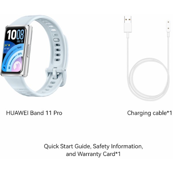 Фото - Фитнес-браслет Huawei Band 11 Pro Blue